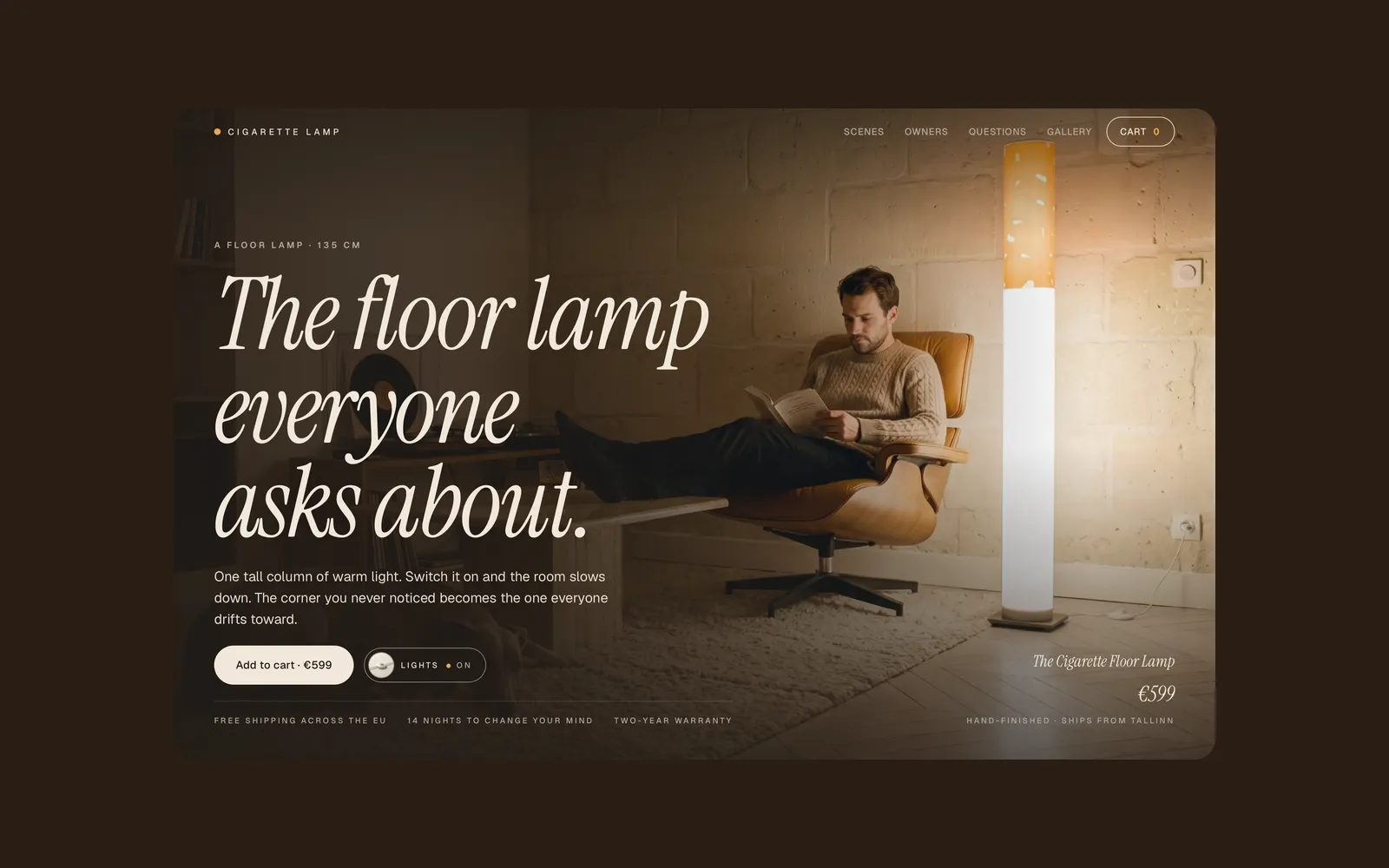 Cigarette Lamp