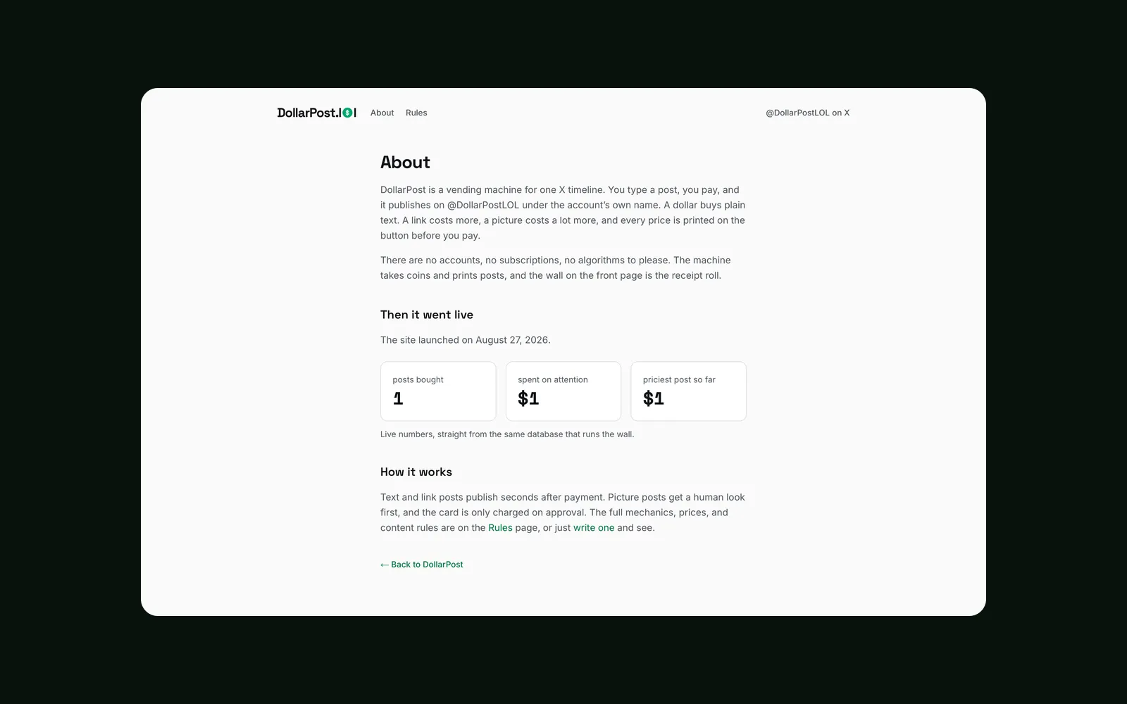 DollarPost
